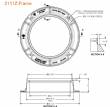 26-1/4"" Manhole Frame 8" High