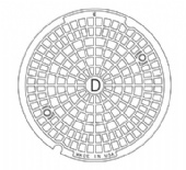 27-1/16" Vented Manhole Cover Only