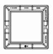 24" Wide Square 6" Tall Catch Basin Frame