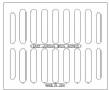 20" Wide Trench Drain Grate 2" Deep