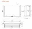 8233Z Frame Only 38" x 54" x  4"