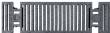 MAXI 100 4" Wide 1/2M C Class Heel-proof Slot Grate