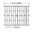 12.502E.FB  ABT Trenchformer Grate 13.78" x 19.68" x 1 1/2"