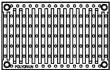 2604 ABT Cast Iron Grate for 2610/2611 Catch Basin