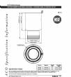 ACOGully Floor Dr ADJUSTABLE LOCATION FLANGE FOR D142 - 4" VERTICAL