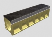 ACO KS200 Stainless Edge Polymer Concrete Channel 1M