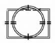 3" x 8" Round to Rectangular Straight Adapter