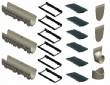 8" Wide Heavy Duty Frame & Grate - Glass Fiber Polyester Trench Drain Kit 3 foot Complete