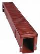 6" Wide Steel Trench Drain - Steel Grate - 5 Foot Assy