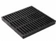 1211 Square Grate Black 12" x 12"