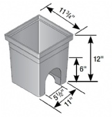 1219 Backwater Valve Box 12" X 12"