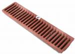 665 Polyolefin Heel Proof ADA Grate Brick Red