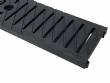 U100K A Class Composite Slotted Grate - Black 1/2M