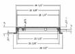 Neenah R-1792-FL Manhole Frame w/ solid lid