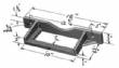 Neenah R-1980-T  Bolted Iron Manhole Step