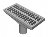 R-3924 Bridge Drain Frame, Bolted Grate
