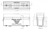 6" Wide  Neenah R-4996-A6 Series Type M Trench