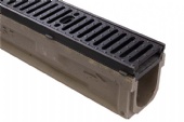6" Wide Polycast 700 Heavy Duty Frame Poly Concrete Trench Drain Kit 4 foot Complete