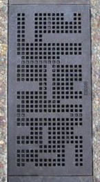 9" Urban Rythms Trench Grate