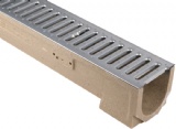 4" Wide Concrete Landscape Trench Drain Kit - 40 Foot Complete