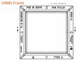 30" Square Frame Only