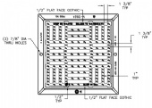 25 3/4" Square Grate