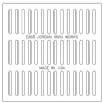 19 3/4" X 19 3/4" Square ADA Pedestrian Grate 1 1/2" Deep