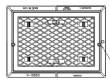 25 3/4" Wide 4" TallManhole Assembly