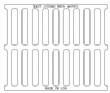 20" Wide Cast Iron Grate