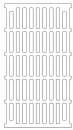 45" Wide Cast Iron Grate
